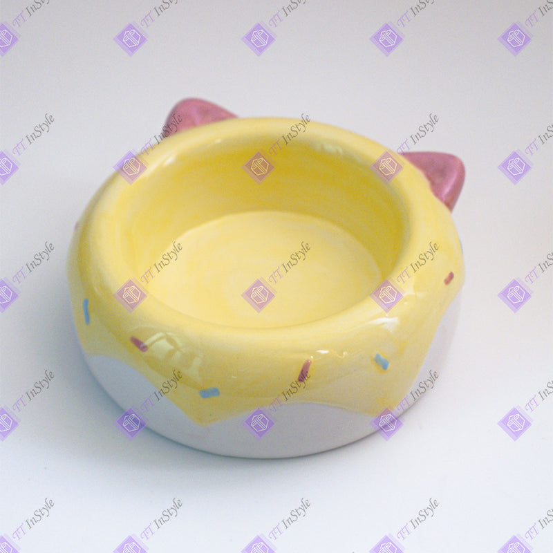 Pet Ware - Porcelain Bowl & Bamboo Stand