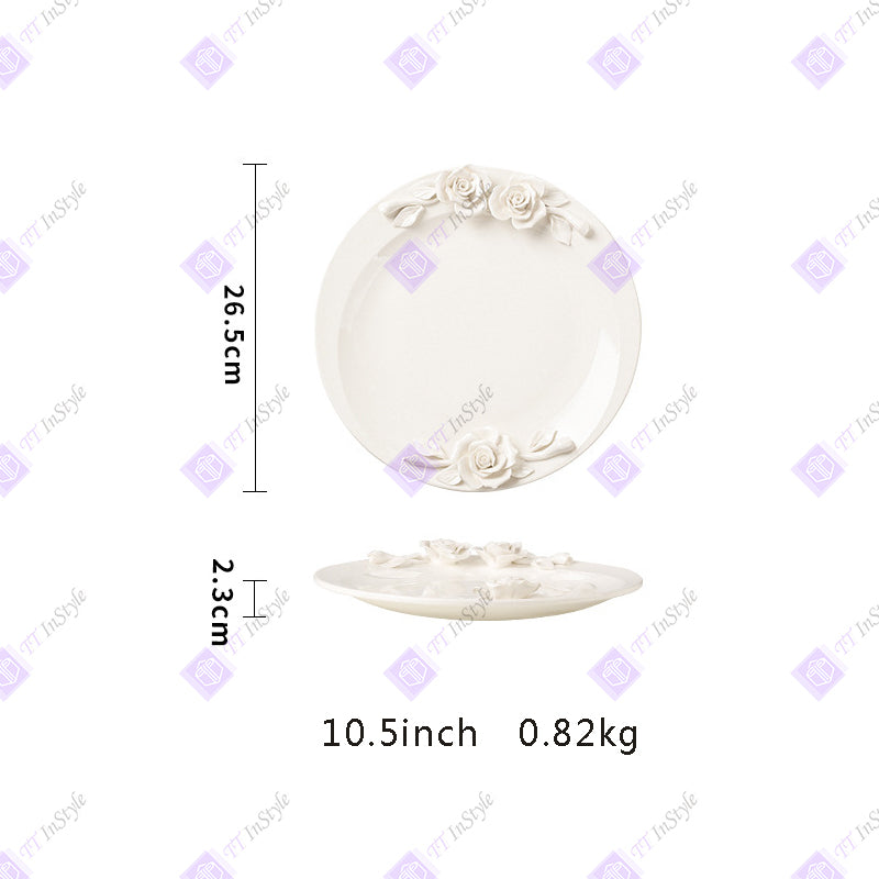 Porcelain - Handy Craft & Sculpture Eurasian Floral Kitchen, Dining ware, tea, light food