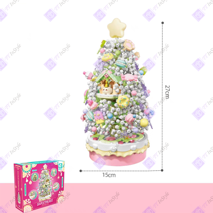 Toy Building Block - Christmas Tree (Dessert deco)