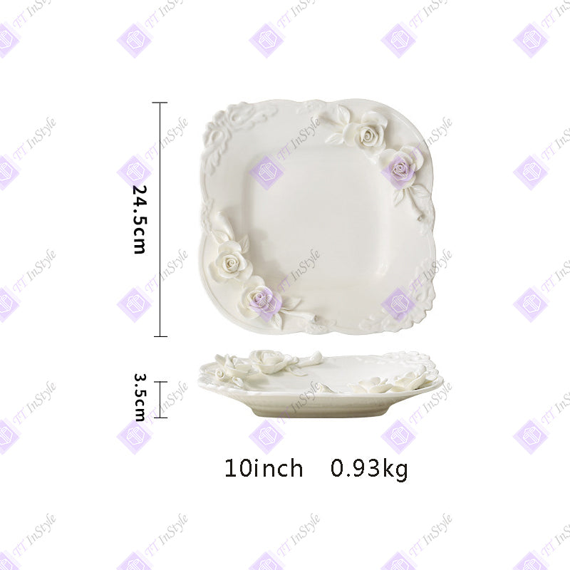 Porcelain - Handy Craft & Sculpture Eurasian Floral Kitchen, Dining ware, tea, light food