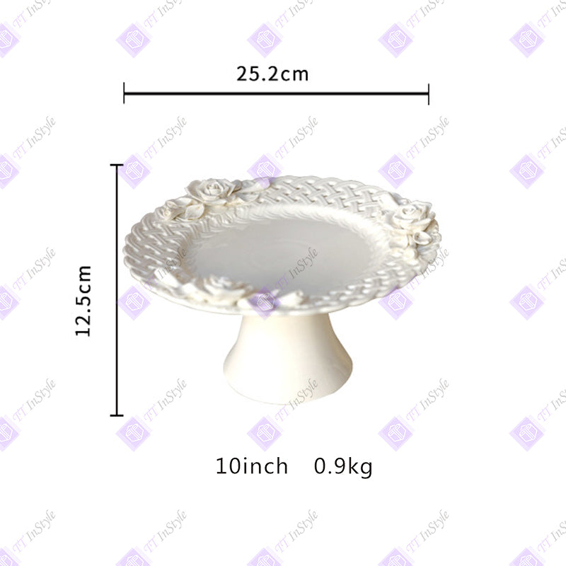 Porcelain - Fine Art Sculptured Floral Kitchen ware, Dining, Tea