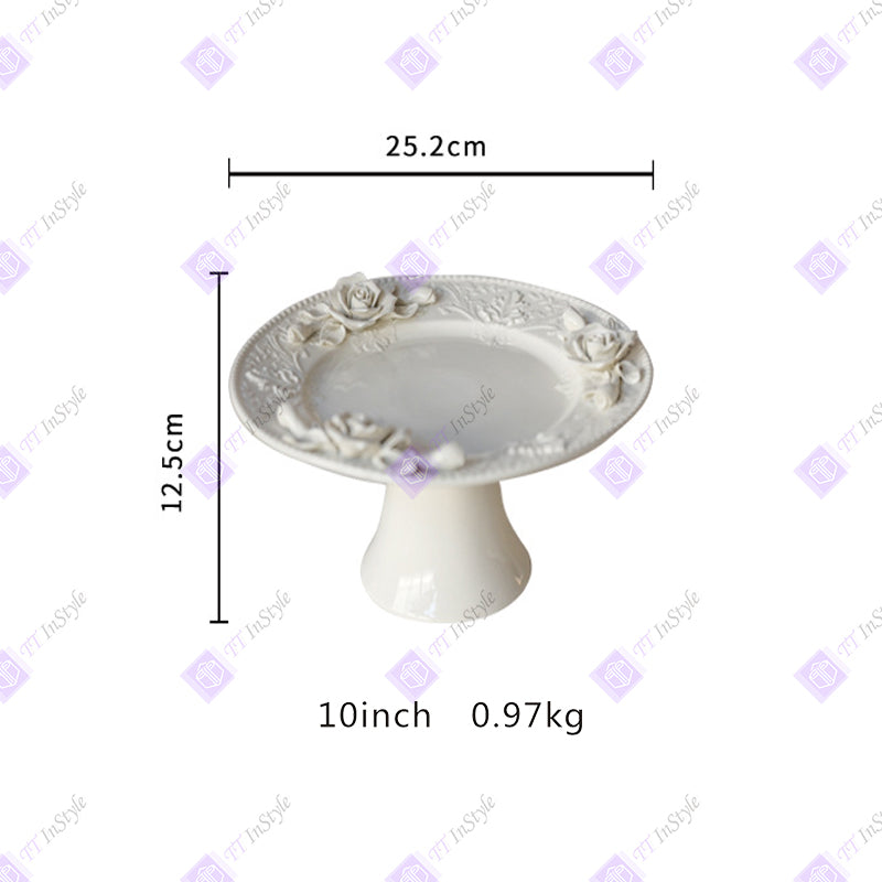 Porcelain - Fine Art Sculptured Floral Kitchen ware, Dining, Tea