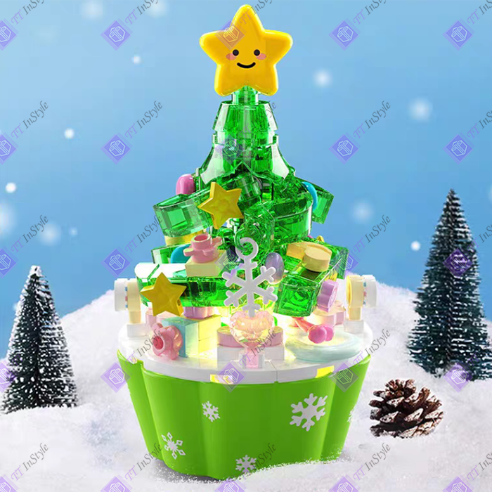 Toy Building Block - Christmas Cup Cake