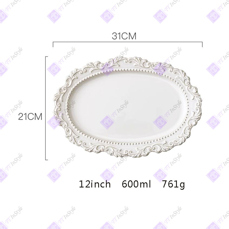 Porcelain - Baroque style Kitchen & Dining ware, Palace Sculpture