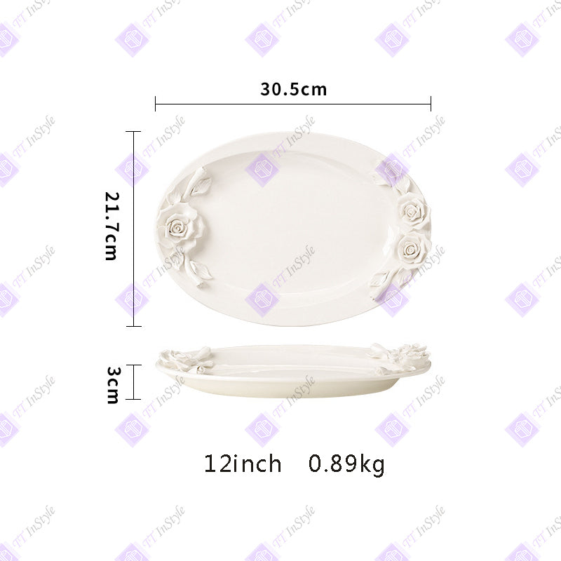 Porcelain - Handy Craft & Sculpture Eurasian Floral Kitchen, Dining ware, tea, light food