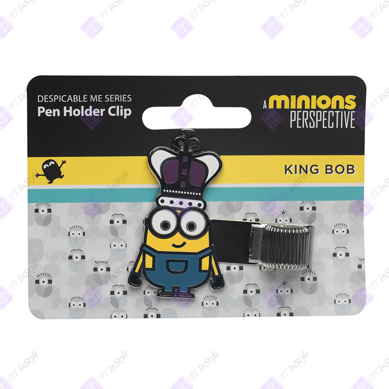 Minions Metal Pen Clip Bob, King Bob