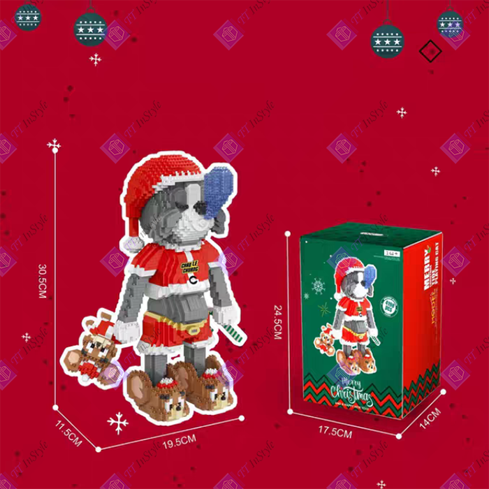 Toy Building Block - Tom & Jerry (Christmas, Pyjama)