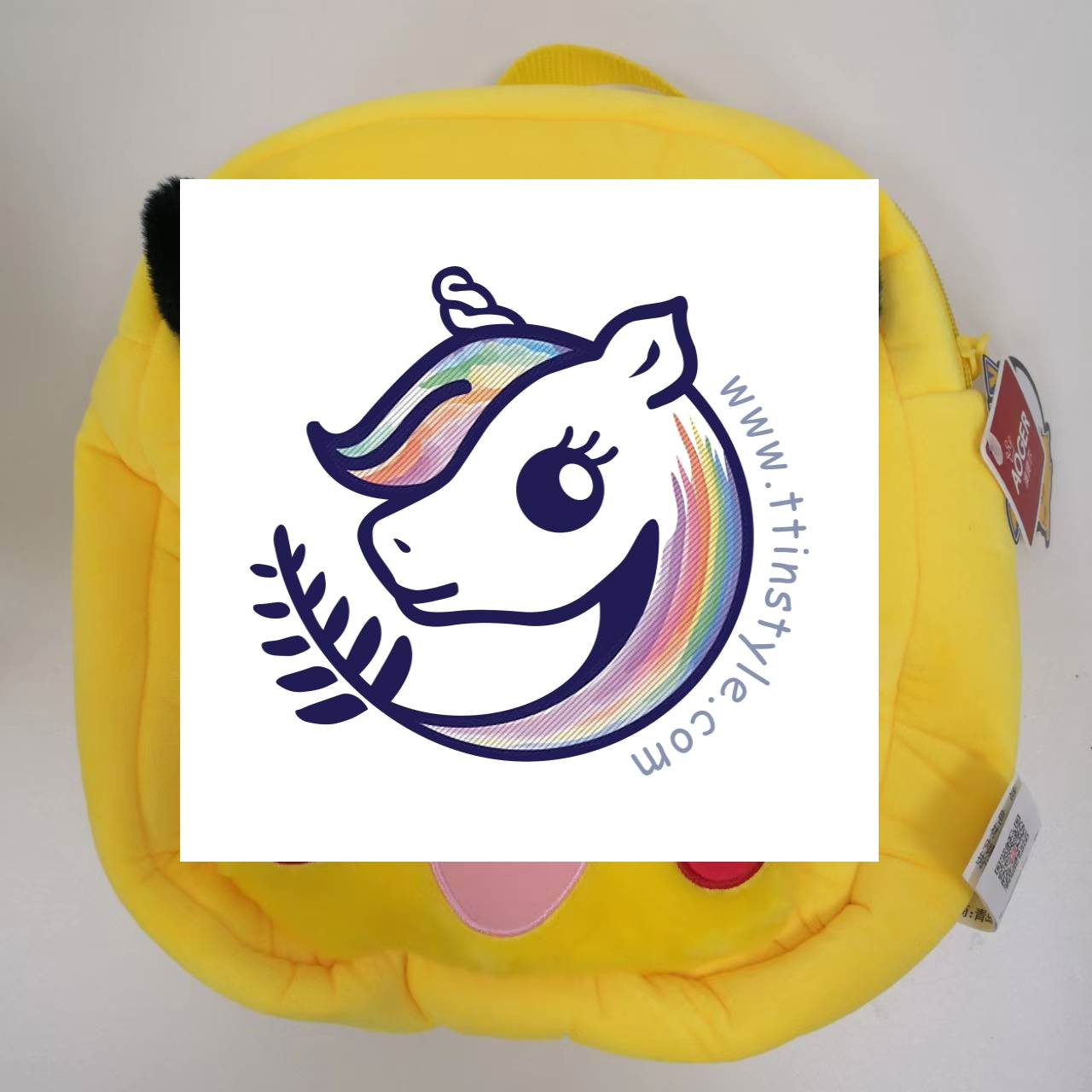 Plush doll backpack