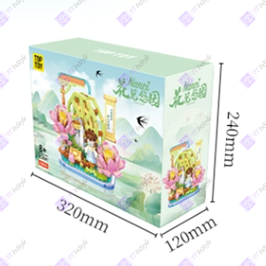 Toy Building Block - Flower (Lotus Flower House)