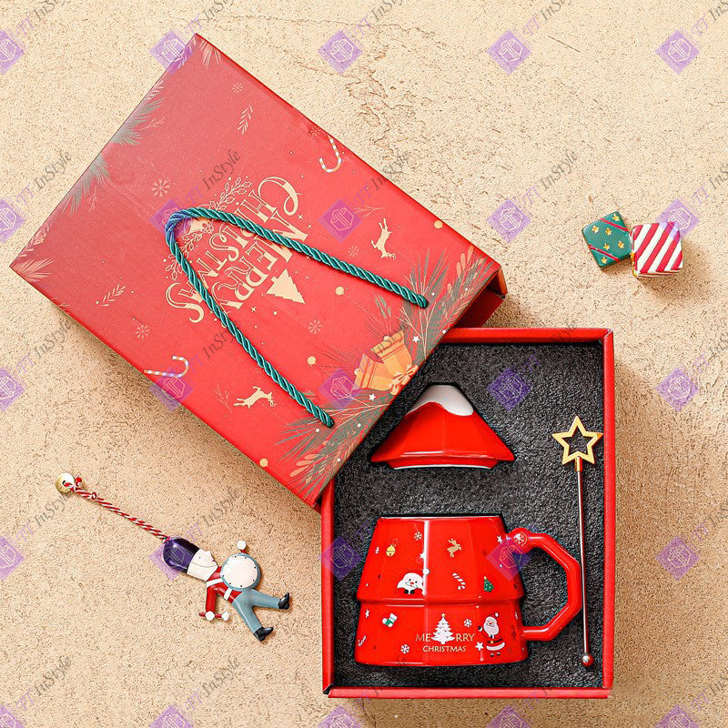 Porcelain - Mugs (Santa & Tree)