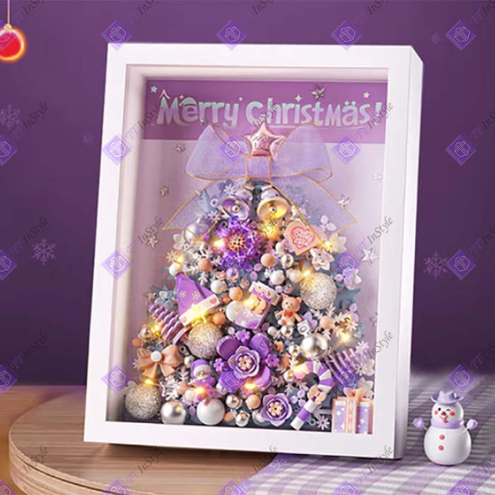 Toy Building Block - Christmas Tree Gift Box