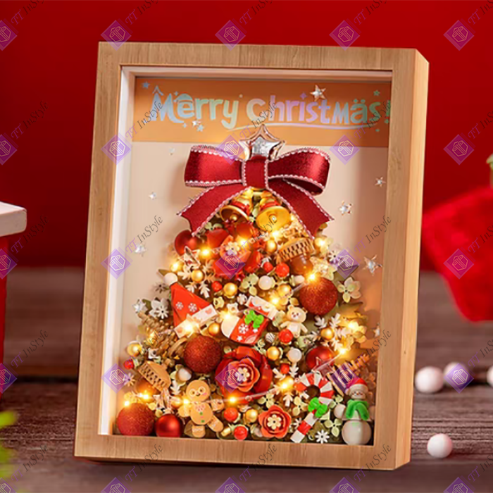 Toy Building Block - Christmas Tree Gift Box