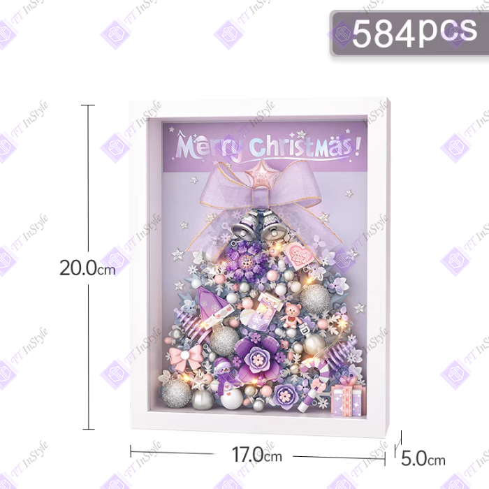 Toy Building Block - Christmas Tree Gift Box