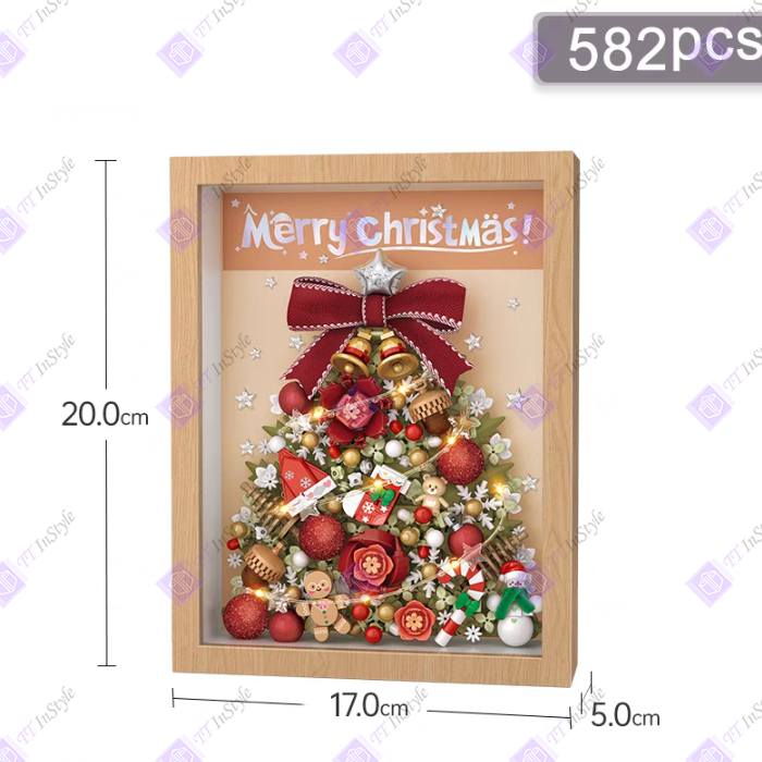 Toy Building Block - Christmas Tree Gift Box