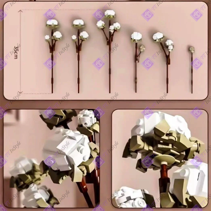 Toy Building Block - Flower (Cotton Flower)
