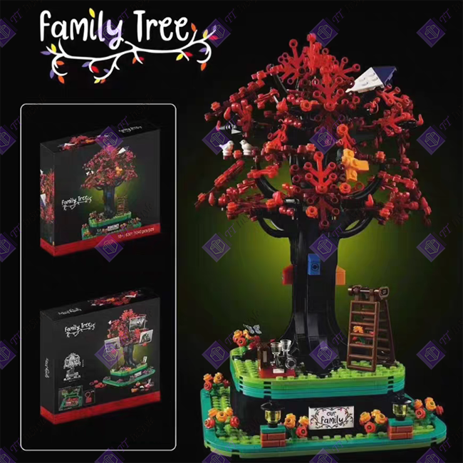Toy Building Block - Flower (Family Tree)