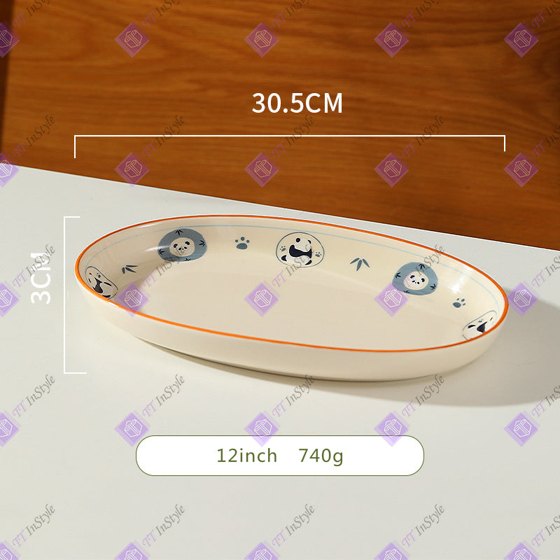 Porcelain - Kitchen, Dining, Panda Theme