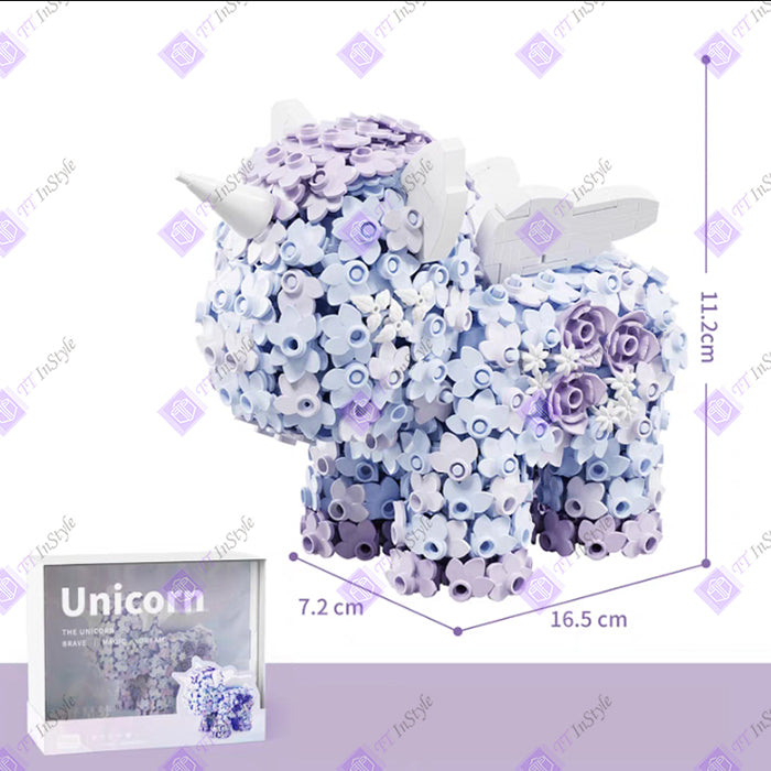 Toy Building Block - Flower (Unicorns)
