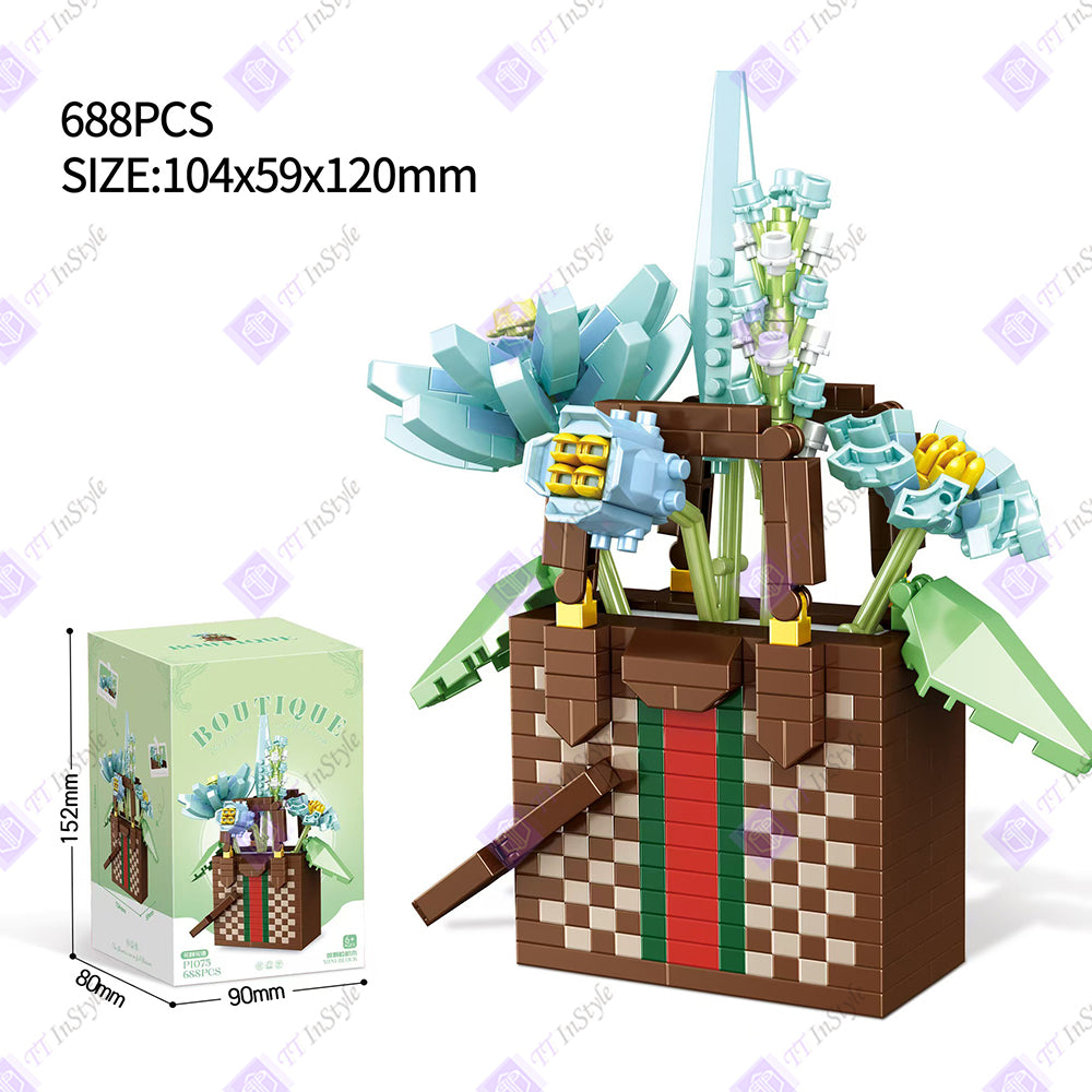 Toy Building Block - Flower Boxes