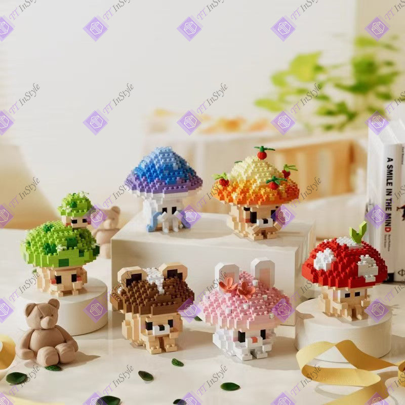 Toy Building Block - Mushroom