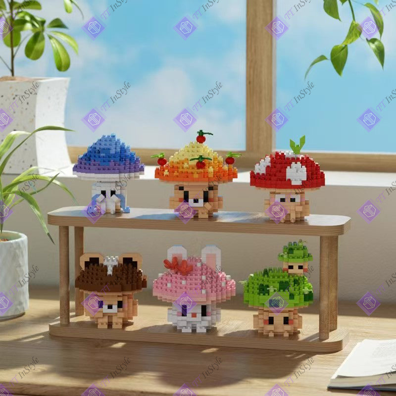 Toy Building Block - Mushroom