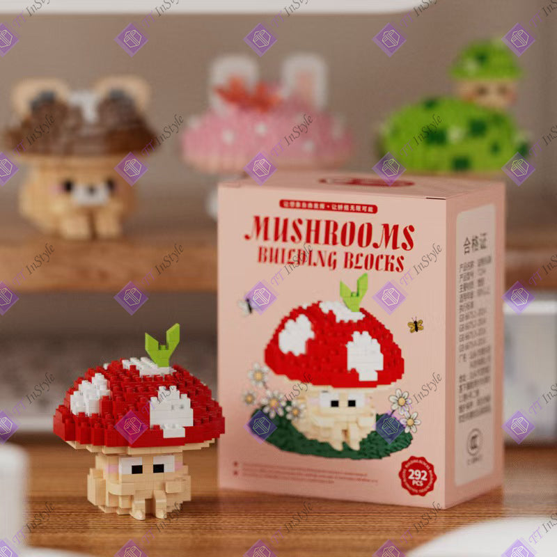 Toy Building Block - Mushroom