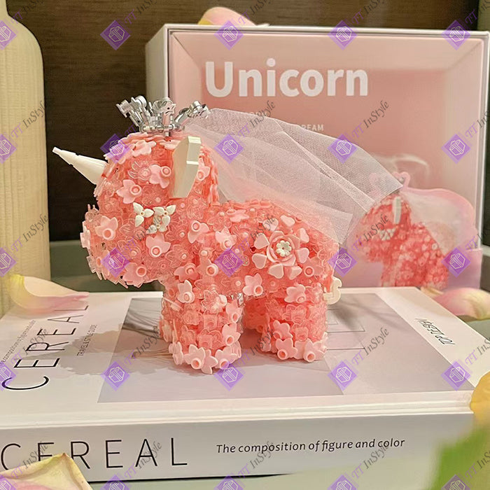Toy Building Block - Flower (Unicorns)