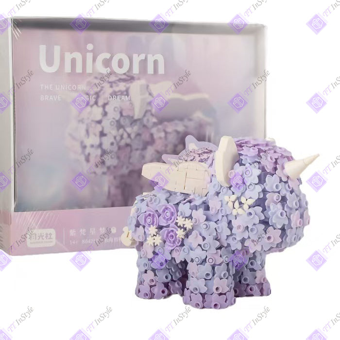 Toy Building Block - Flower (Unicorns)