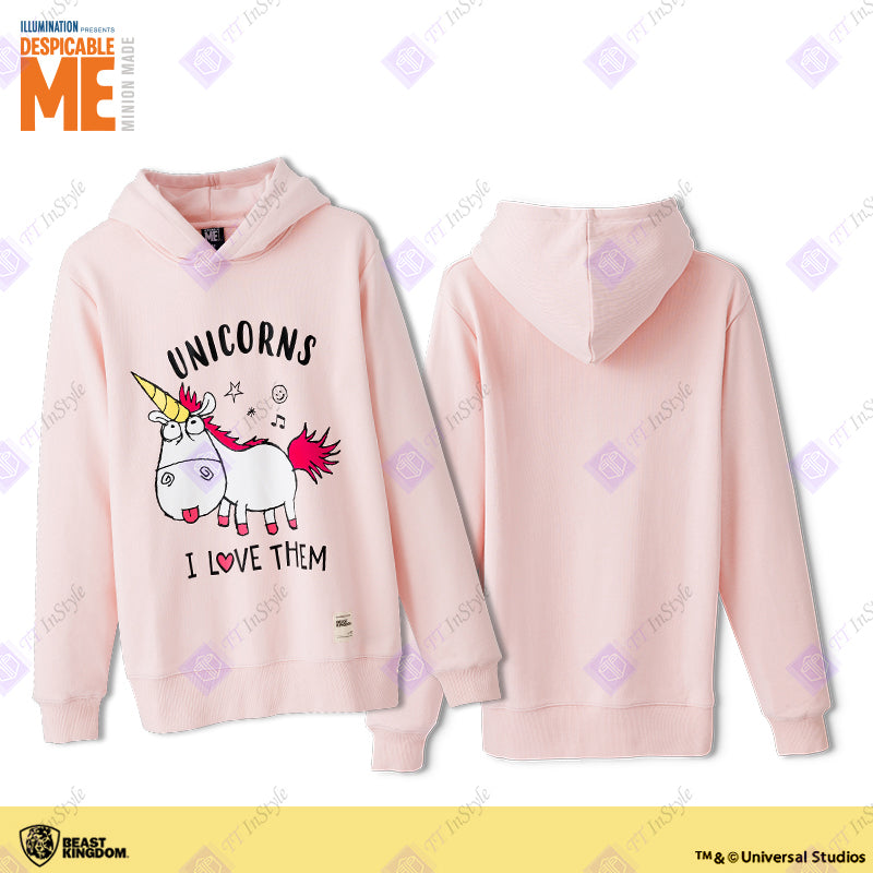 Minions Hoodies Unicorn (pink)