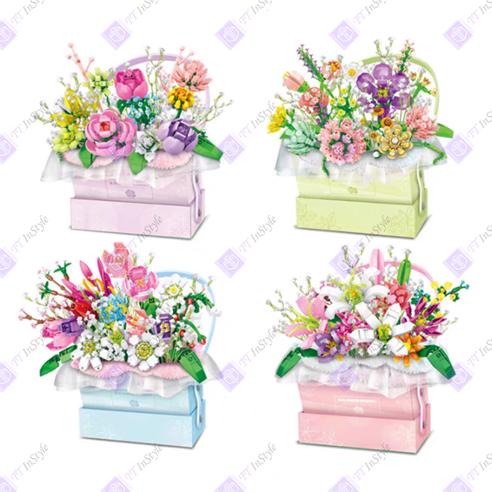 Toy Building Block - Flower Boxes