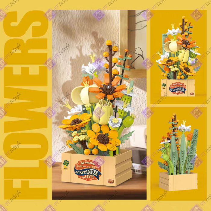 Toy Building Block - Flower Art Studio