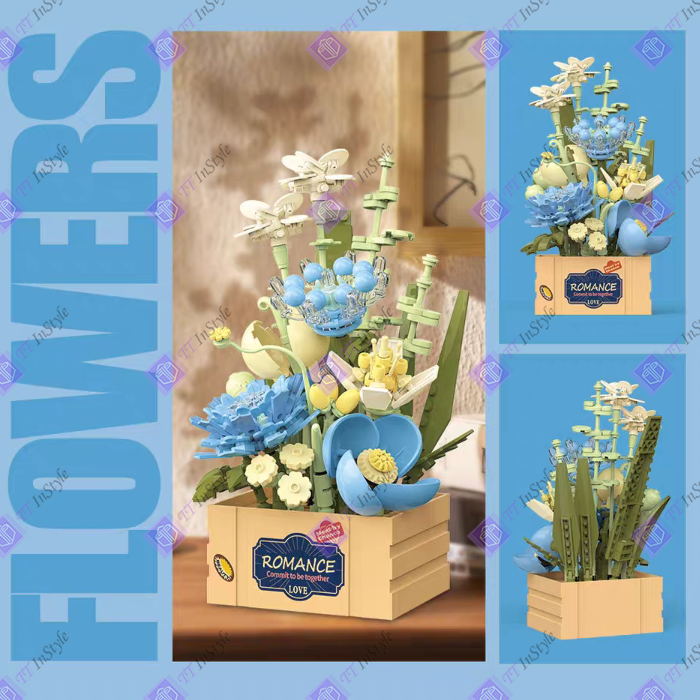 Toy Building Block - Flower Art Studio
