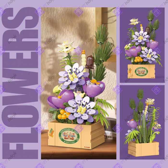 Toy Building Block - Flower Art Studio