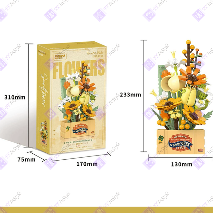 Toy Building Block - Flower Art Studio