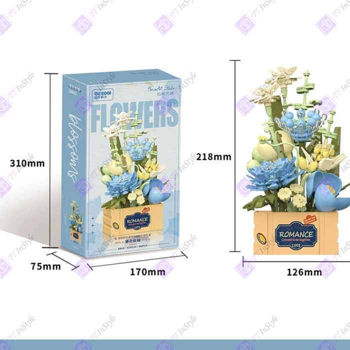 Toy Building Block - Flower Art Studio