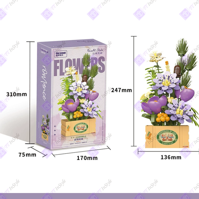 Toy Building Block - Flower Art Studio