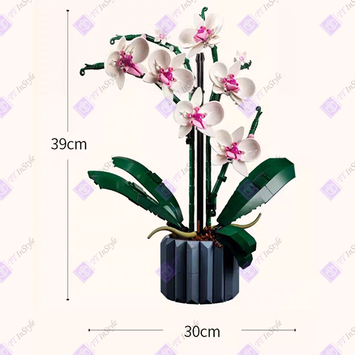 Toy Building Block - Flower (Orchid)