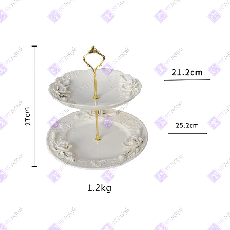 Porcelain - Fine Art Sculptured Floral Kitchen ware, Dining, Tea