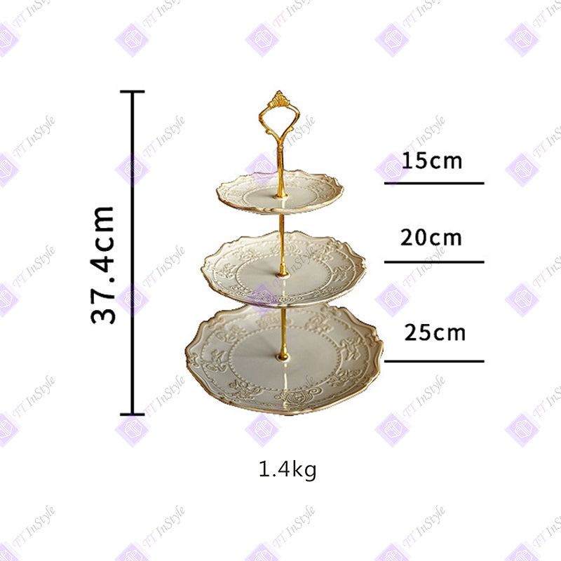 Porcelain - Plates & Tall Pallets (desserts, candies, Afternoon Tea Companion)