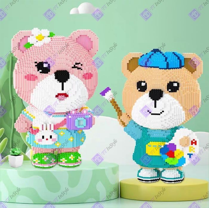 Toy Building Block - Cartoon (Bears)