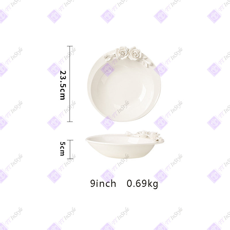 Porcelain - Handy Craft & Sculpture Eurasian Floral Kitchen, Dining ware, tea, light food