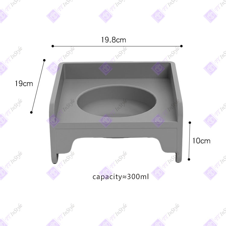 Pet Ware - Quality Porcelain Bowls & Polypropylene Stands (Macaroon Color)