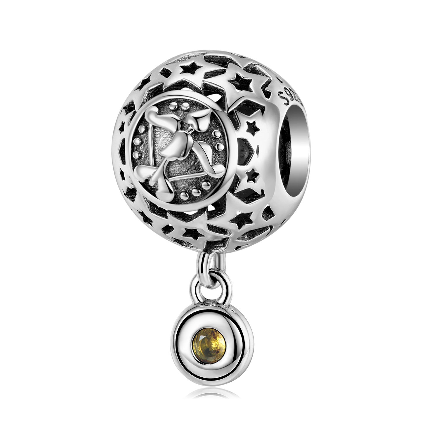 New Twelve Constellations Charms for Bracelet and Necklace in S925 Sterling Silver to fit Pandora Bracelet