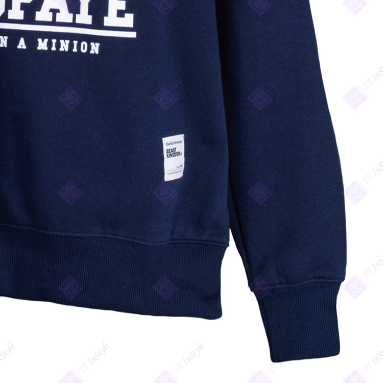 Minions Hoodies POOPAYE (navy blue)