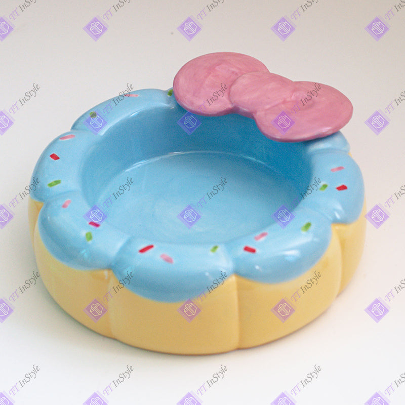 Pet Ware - Porcelain Bowl & Bamboo Stand