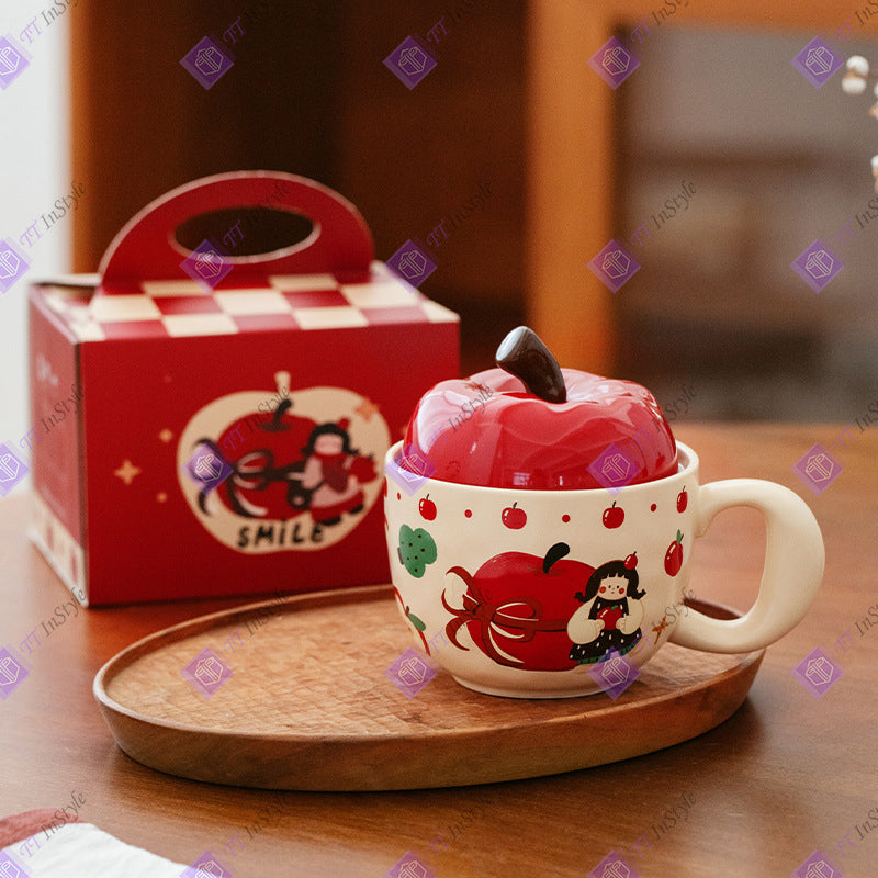 Porcelain - Mugs (Apple, with gift box)