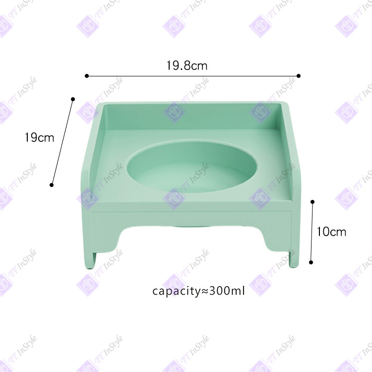 Pet Ware - Quality Porcelain Bowls & Polypropylene Stands (Macaroon Color)