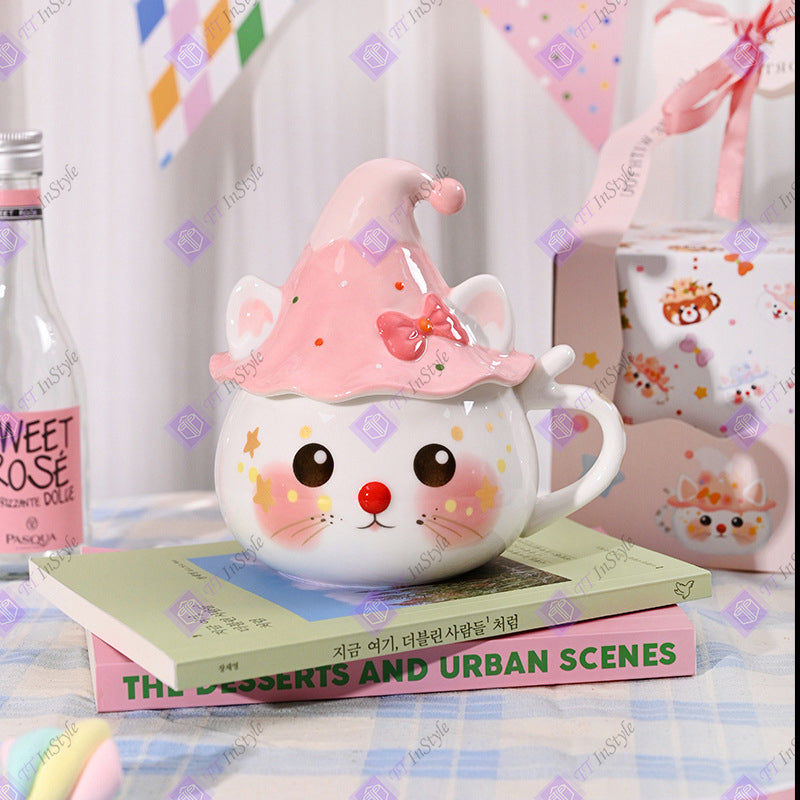 Porcelain - Mugs (Halloween Kitten Phantom)