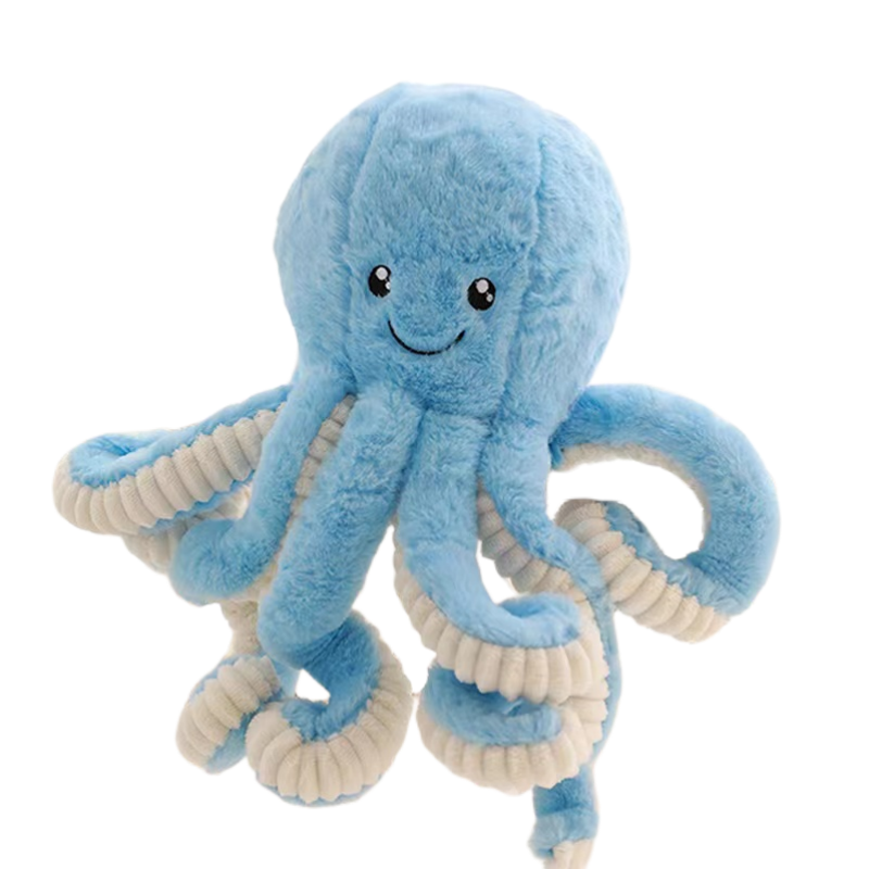Furry Octopus Plush Toy