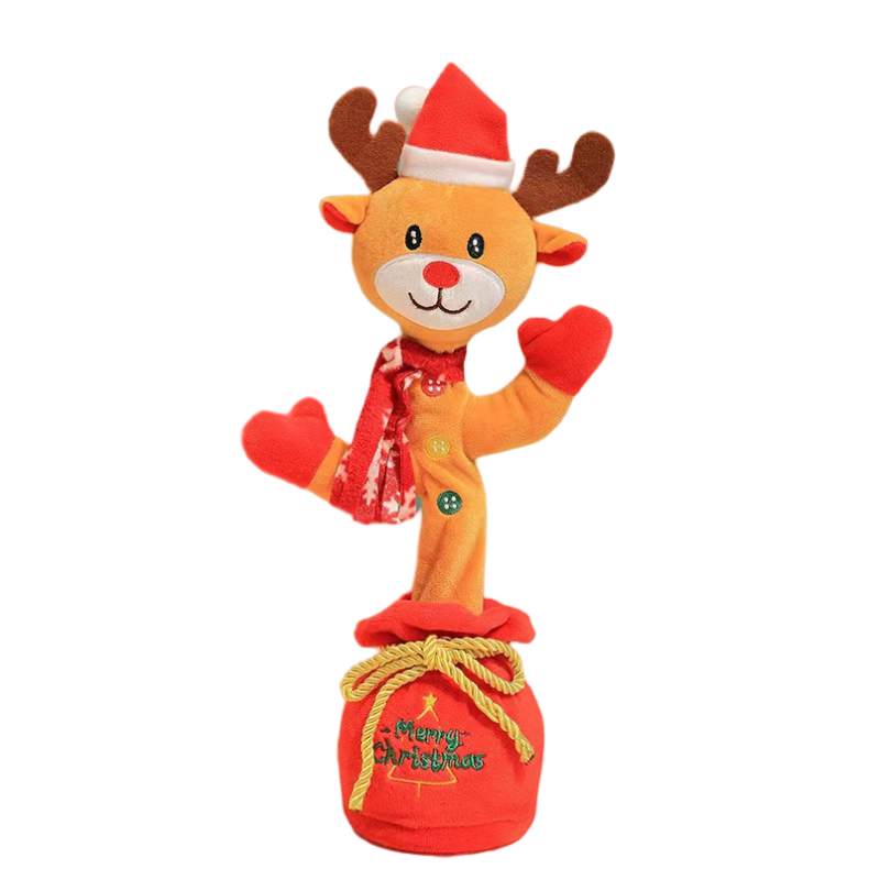 Electric Christmas Dancing Elk Snowman Penguin Doll